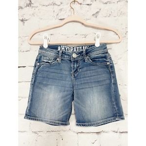 Hydraulic Dailey Low Rise Bermuda Bling Shorts